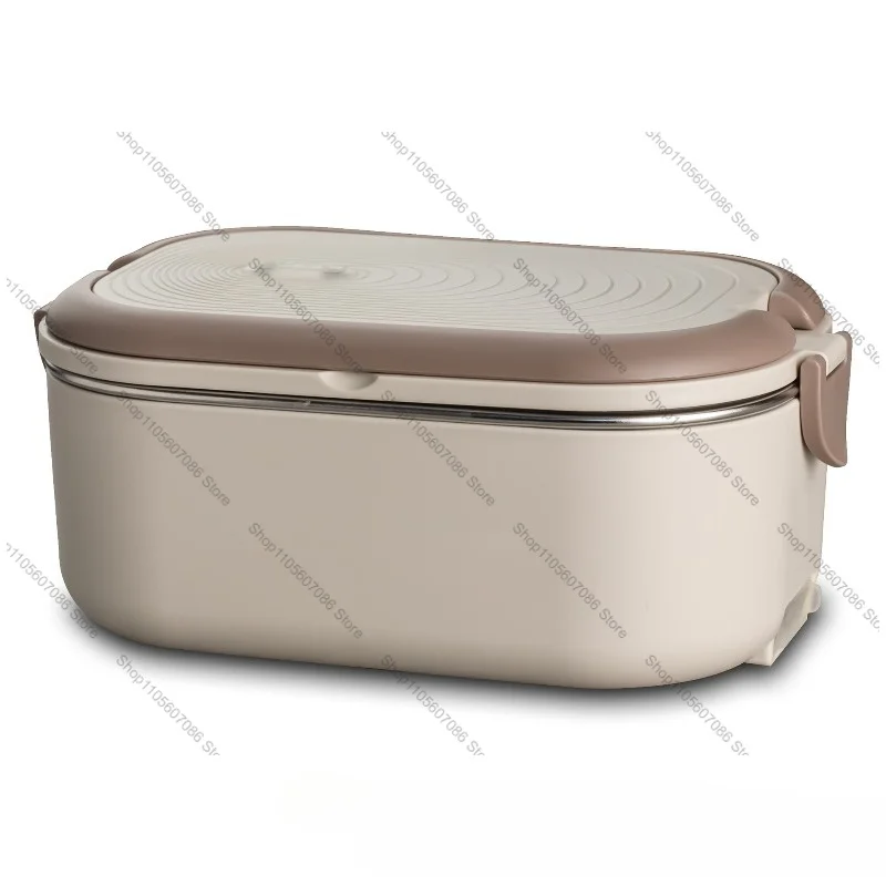 Electric Lunch Box Heating Insulation Lunch Box Can Be Plugged in Stainless Steel