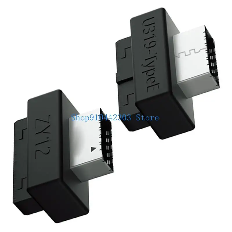 L4MD Toolless Installation USB3.0 Type E Converters Compatible for 19Pin 20Pin Interfaces