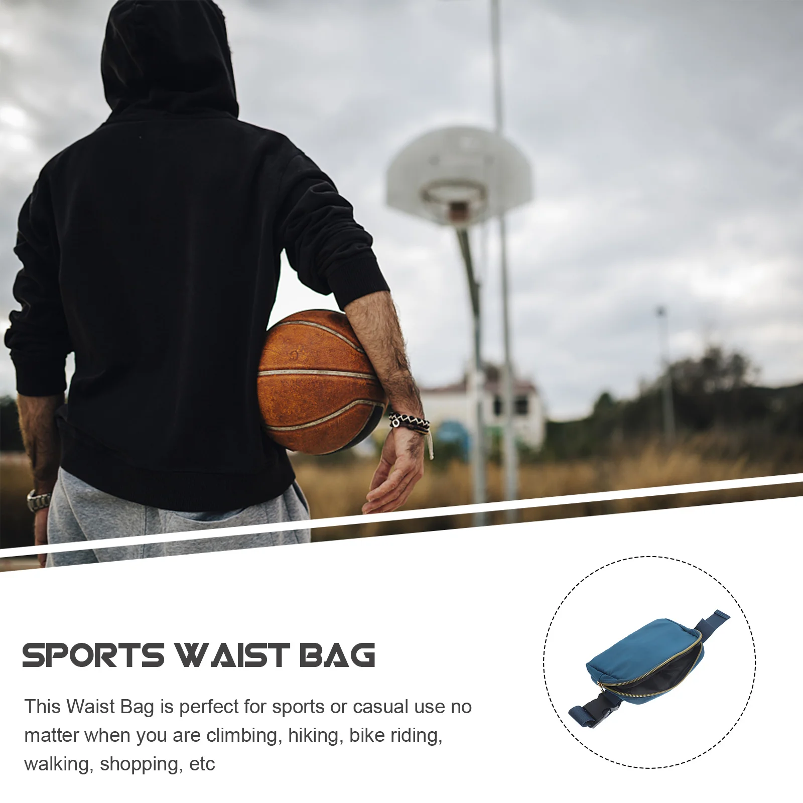 Поясная сумка из материала премиум-класса