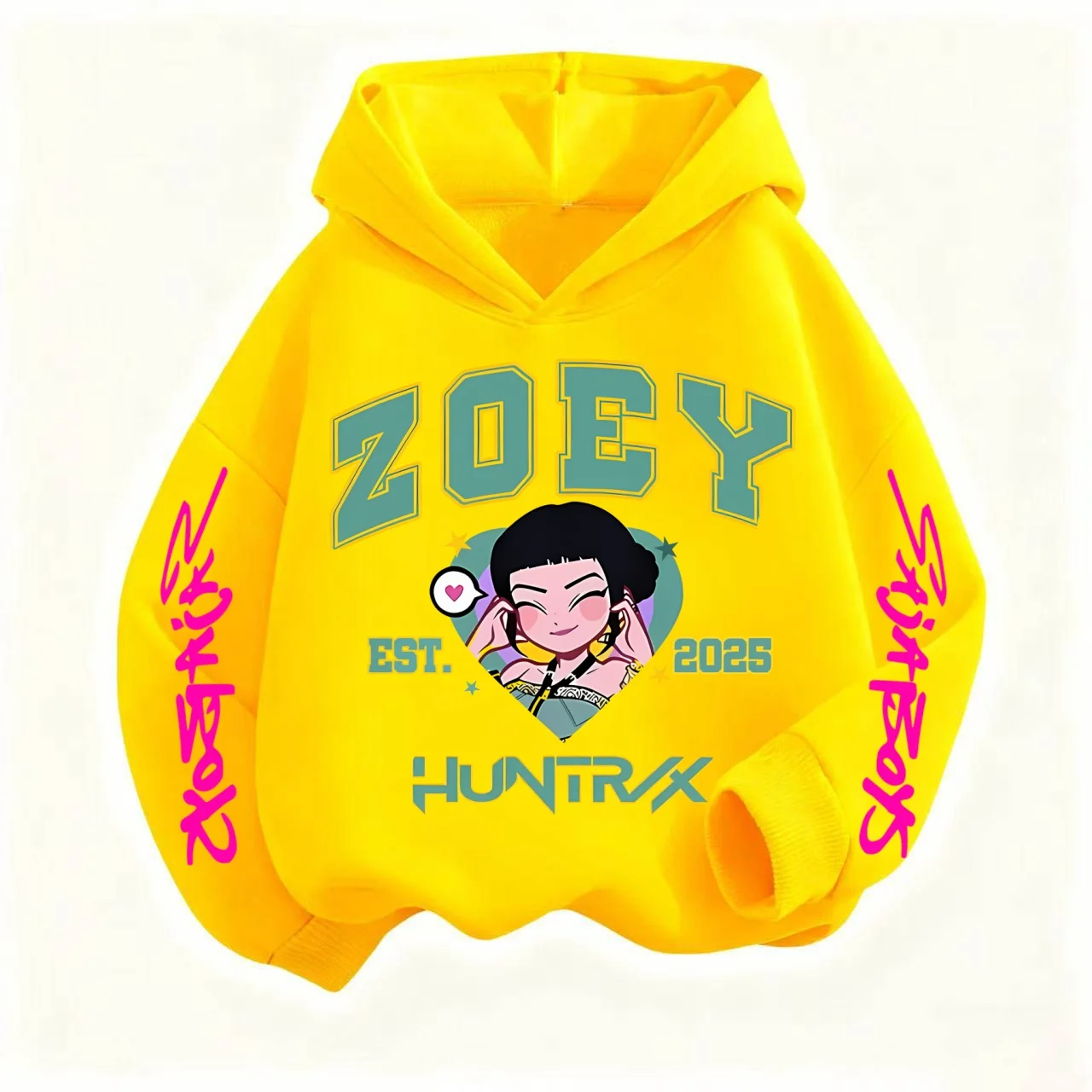 كرنفال مريح! K-POP: سترة بقلنسوة للهالوين من Demon Hunters: تصميم كرتوني لطيف، سويت شيرت للأطفال لجميع الجنس يأخذ العالم بواسطة Storm