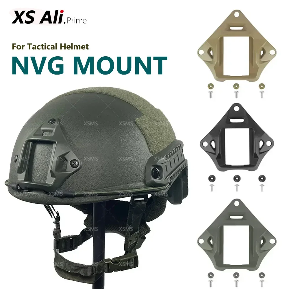 Tactical FAST Helmet NVG Mount | Shroud Adapter for ACH MICH PASGT Helmets | Airsoft Hunting Military Night Vision Accessory