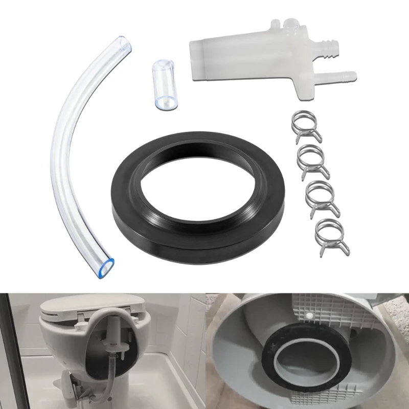 RVs Toilets Vacuum Breaker Kit Replacement 34122 Toilets Water Valves Kit for Thetford Style II Toilets RVs Toilet Part