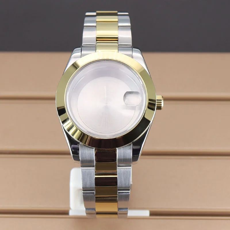 36mm/39mm Waterproof Watch Case Sapphire Glass For Air King Explorer NH35 NH36 NH38 4R36 Miyota 8215 Movement Slide Buckle Strap
