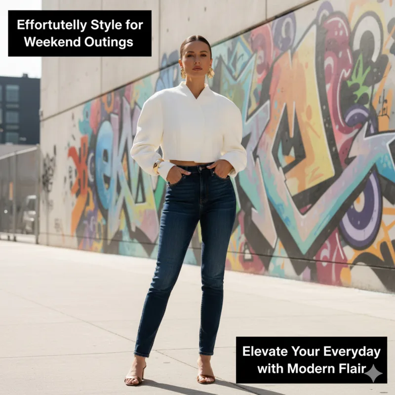 

Women's Pleated Puff Sleeve Short Coat Stand Collar Loose Fit Button Up Solid Color Jacket Autumn Minimalist Daily Outerwear New