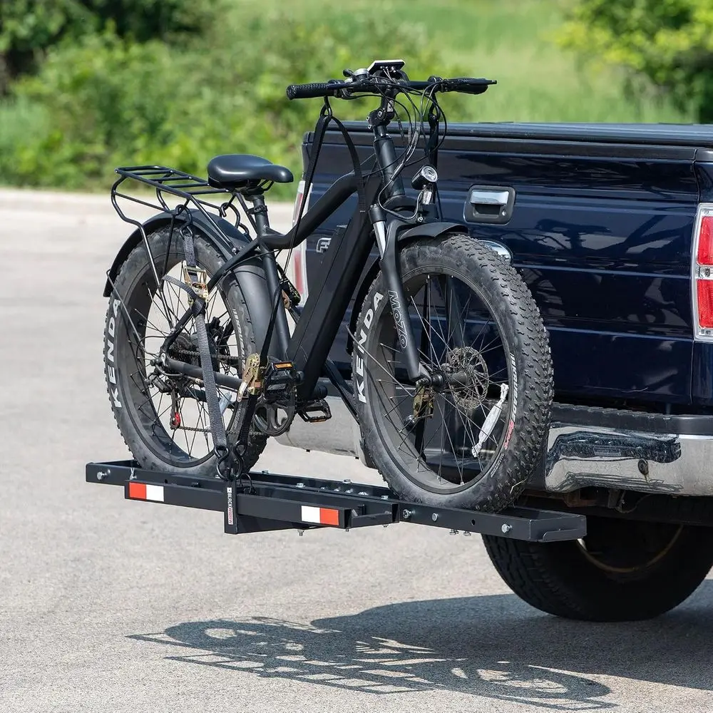 Durable Dirt Bike eBike with Tire Carrier, Load Capacity 300 lbs