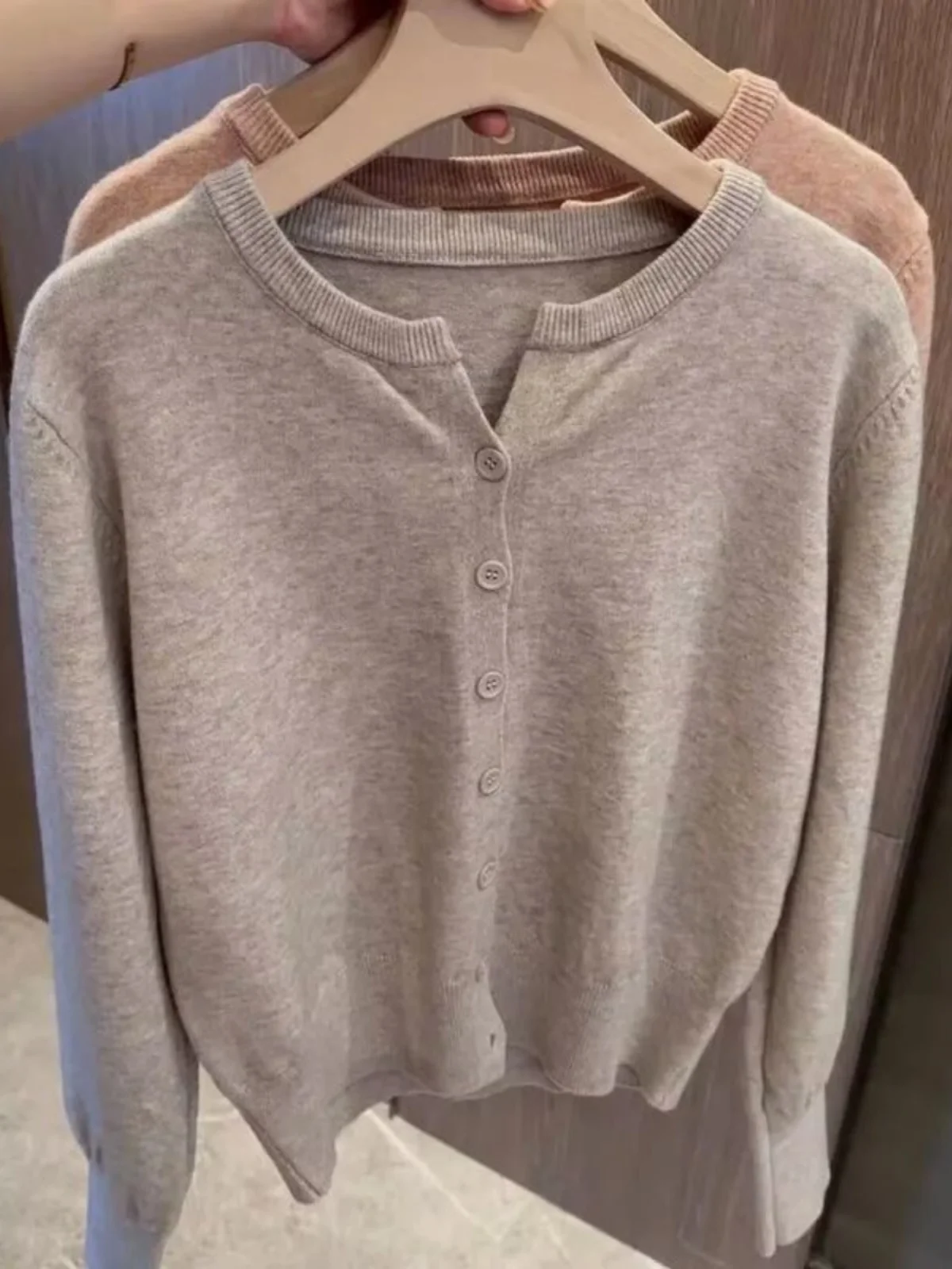 Pure Desire Cardigan lavorato a maglia da donna coreano Sle OpenFront Svel maglione Street Sle SlimFit PrimaveraAutunno Inverno