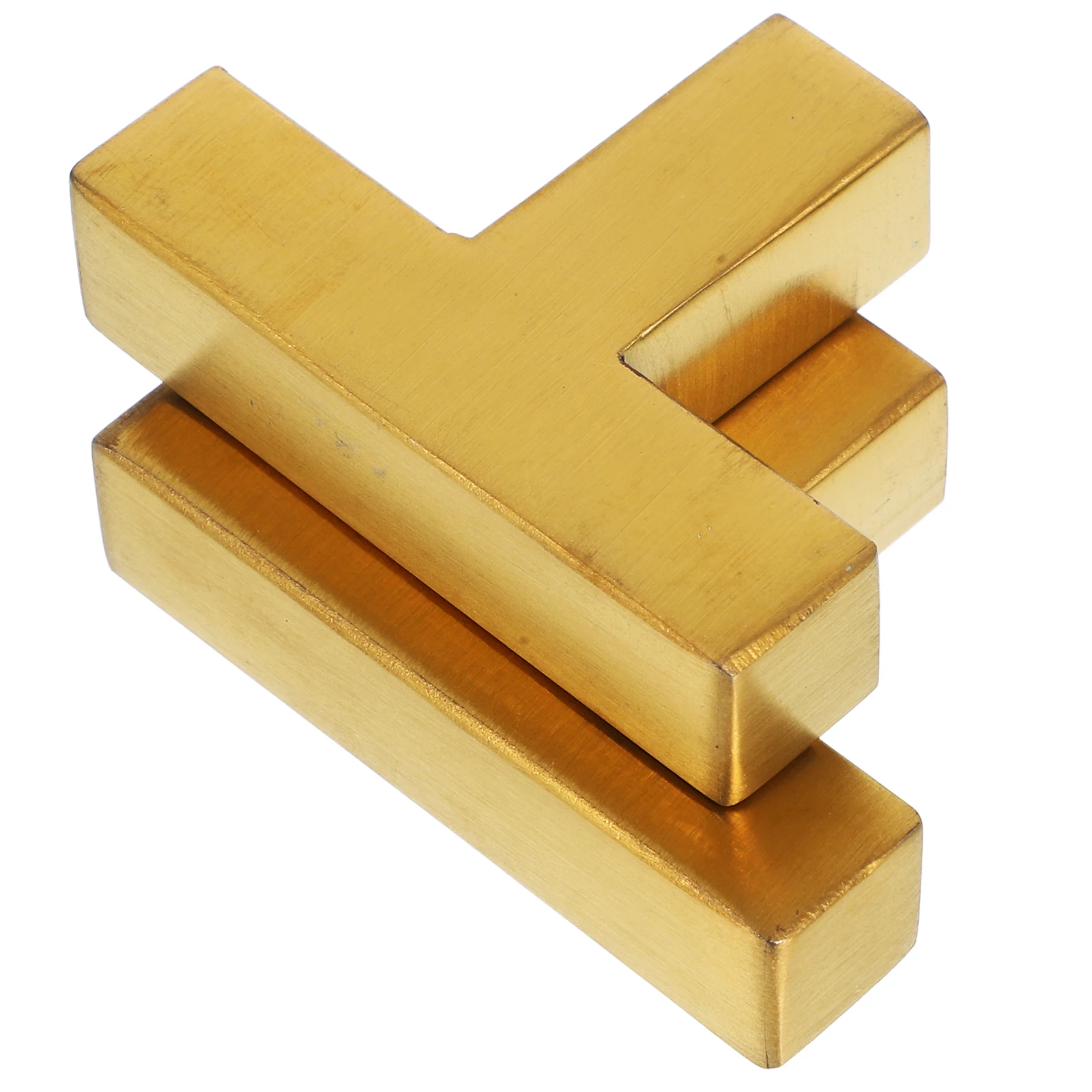 

Cabinet Handles T-shaped Kitchen Drawer Bathroom Indoor Furniture Dresser for Golden Pulls Metal