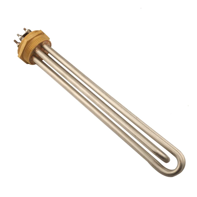 3KW/4.5KW/6KW/9KW/12KW 1.5 Inch Brass Thread Heating Tube for Engineer Water Tank/Solar Energy, Immersion Water  Heating Element