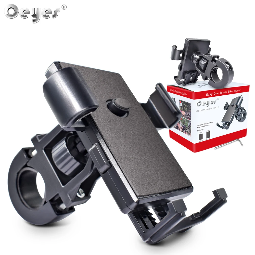 

Motorcycle Bicycle Phone Holder Stand Auto Lock Moto Mobile Phone Holder Motor Bike Handlebar Clip Stand GPS Mount Bracket