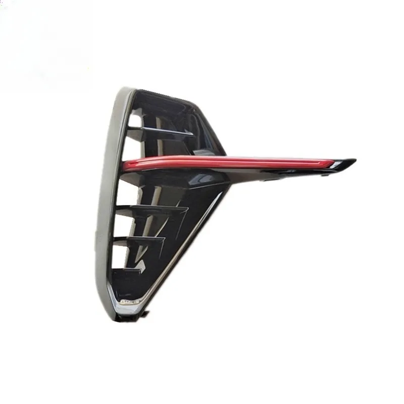 Genuine Automobile Front Bumper Fake Fog Light Trim Frame with Bright Trim for Geely Vision 2021 X6 PRO Silver Red Brand New