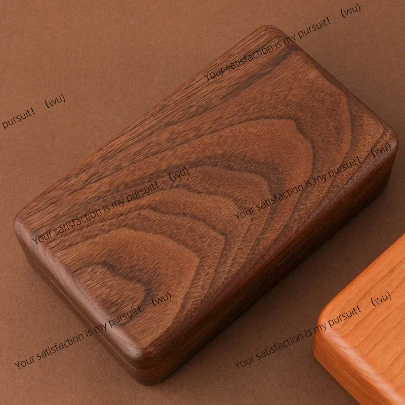 Exquisite Solid Wood Storage Box Portable Jewelry Box Ring Necklace Bracelet Organizer with Velvet Lining Box for Give Gift