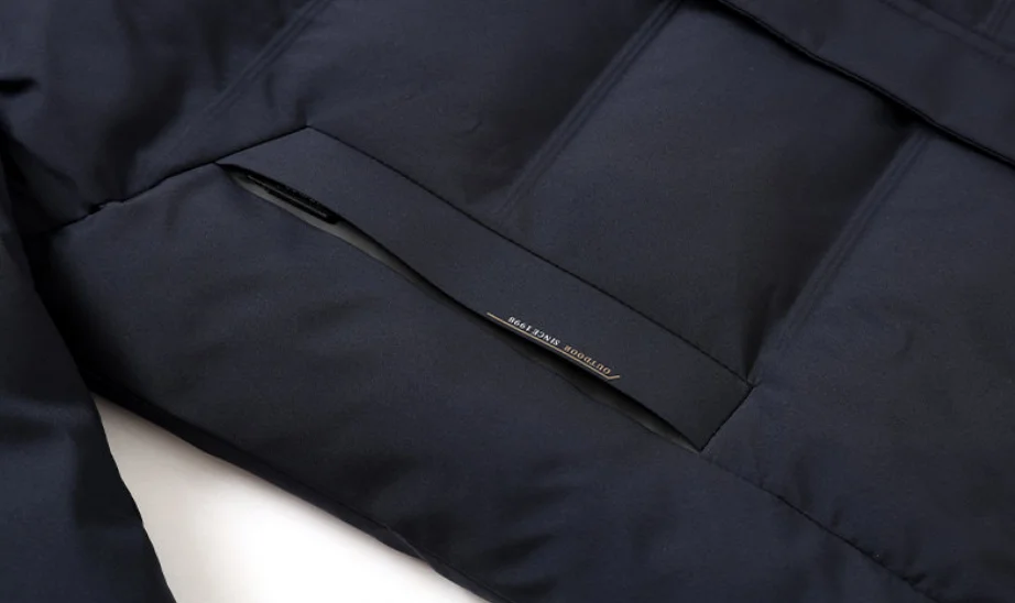 2026 Men Middle Aged Casual Jacket Hooded Thickened Padded Winter Warm Dad Business Coat Outerwear Jacket