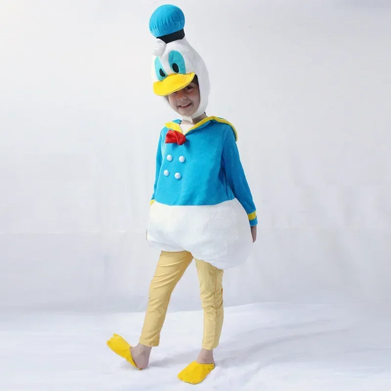 Costume d'Halloween Donald Duck pour enfants, robes de Rhde Noël, cadeaux d'anniversaire pour enfants, filles et garçons