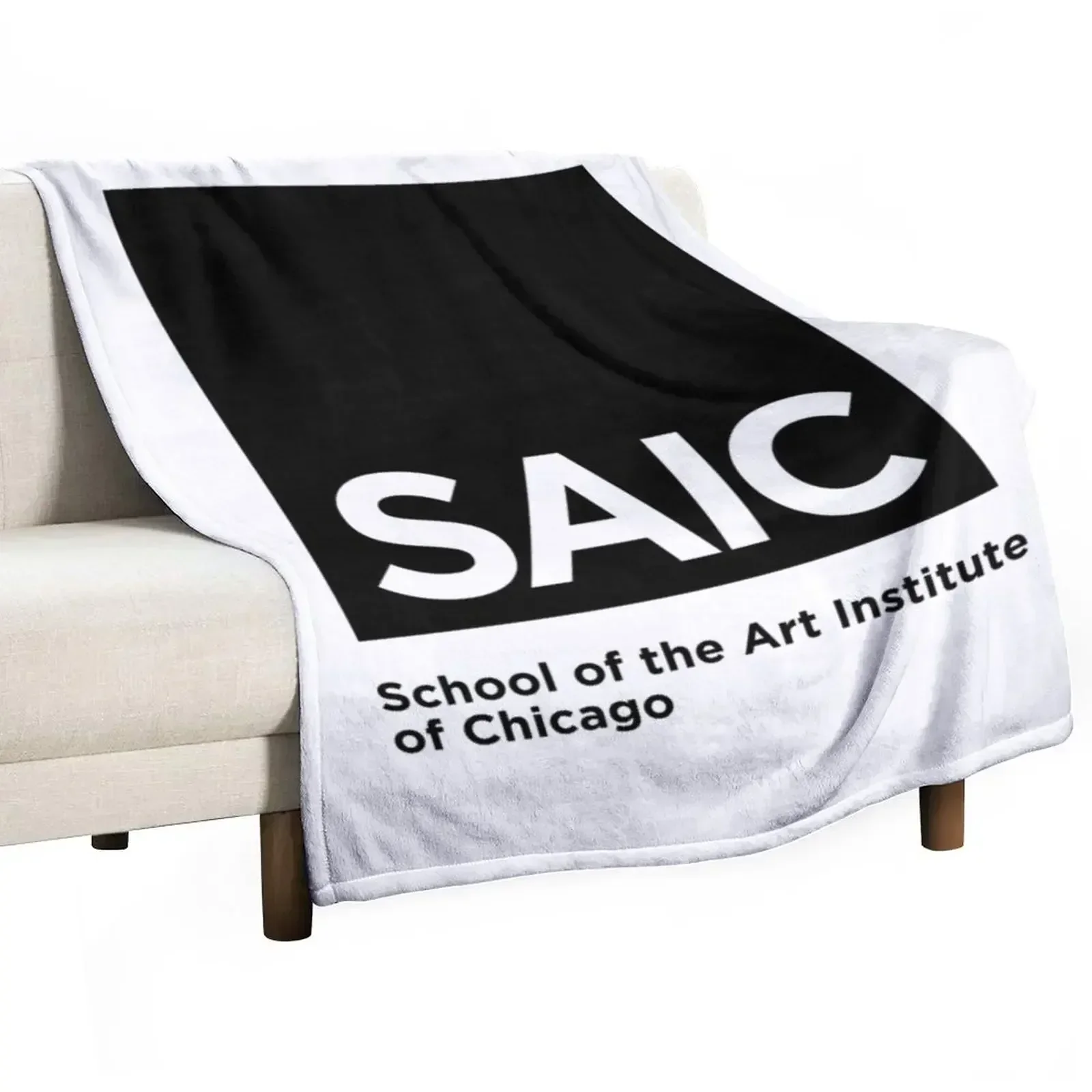 School of the Art Institute of Chicago (SAIC) Throw Blanket Giant Sofa warm winter Nap Soft Beds Blankets