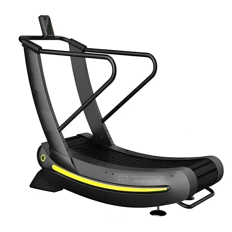 Unpowered Curved Treadmill Commercial Fitness Club Sports Center Home Gym Equipment Exercise Walking Jogging Running Machine