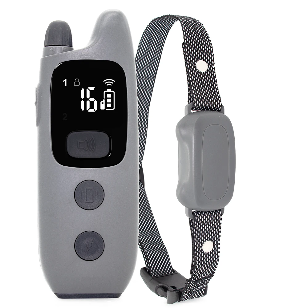 2025 New Hot Sale Waterproof Dog Training Collar Remote Control Beep Vibration with Shock Feature Manufactured Plastic