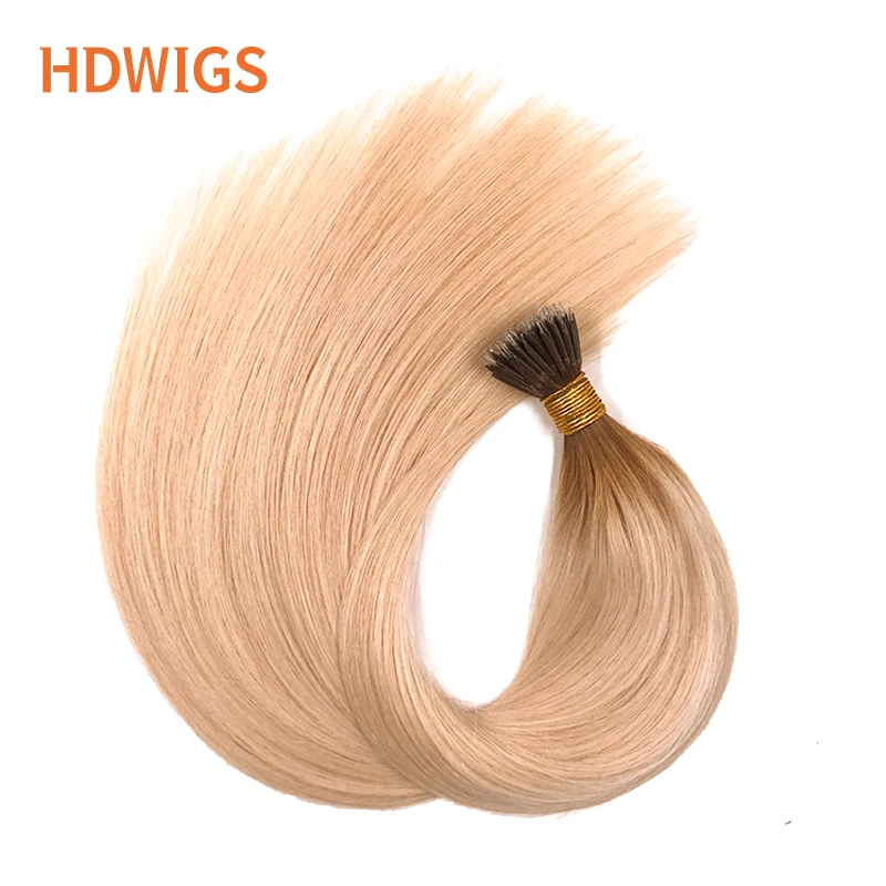 Frauen Menschliches Haar Extensions Gerade Remy Haar Verlängerung 40g 50g Nanoring Haar Micro Perlen Brasilianischen Remy Menschliches Haar durch Fusion