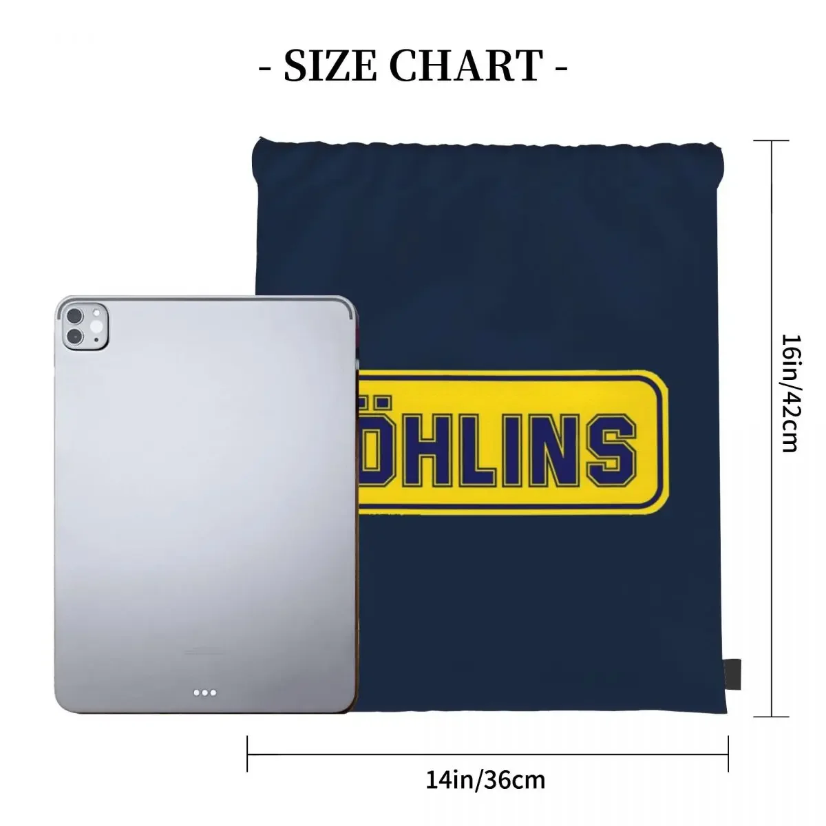 Ohlins Advance Suspension Technology Backpack Portable Drawstring Bags Drawstring Bundle Pocket Sundries Bag For Man Woman