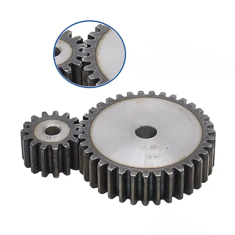 2.5 Mod Spur Gear 10 11 12 13 14 15 16 17 18 19 20 21 22 23 24 25T 45# Carbon Steel Transmission Gear High Frequency Quenching