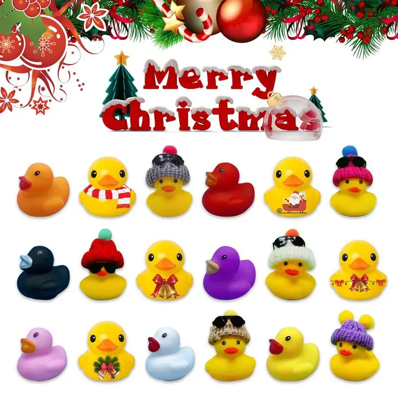 Christmas 24 Days Countdown 24 Days Countdown Calendar Duck Set Party Supplies For School Carnivals Outdoor Play And Birthday