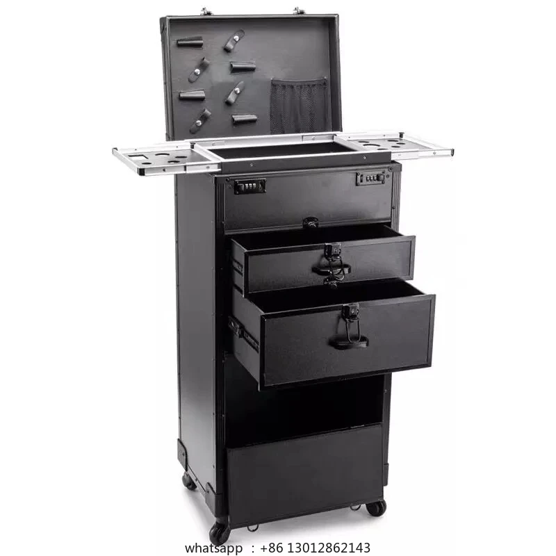 

Hairdresser major toolbox luggage beautician super large suitcase Stylist big suitcase rolling password privat makeup luggage