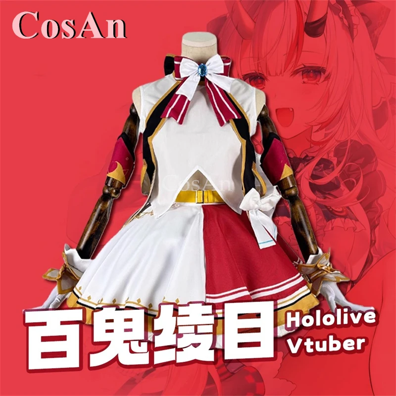 

CosAn Anime VTuber Hololive Nakiri Ayame Cosplay Costumes NON STOP STORY Uniform Dress Halloween Party Role Play Clothing XS-XXL