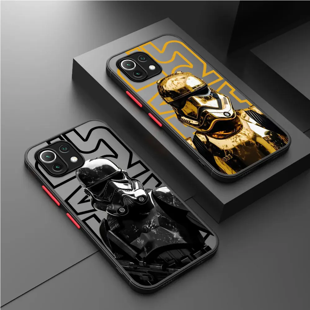 Soft Silicone Phone Case for Xiaomi Mi 12X Poco X3 Pro X4 NFC x5 C40 12 12T Pro 11T 11 Lite Star Mandalorians W-Wars Cover