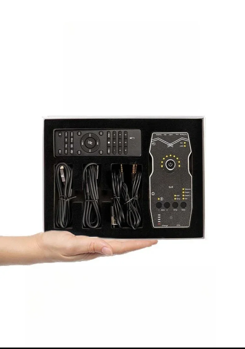 SO8 fifth generation mobile phone sound card, singing special live broadcast equipment, full set of Internet celebrity