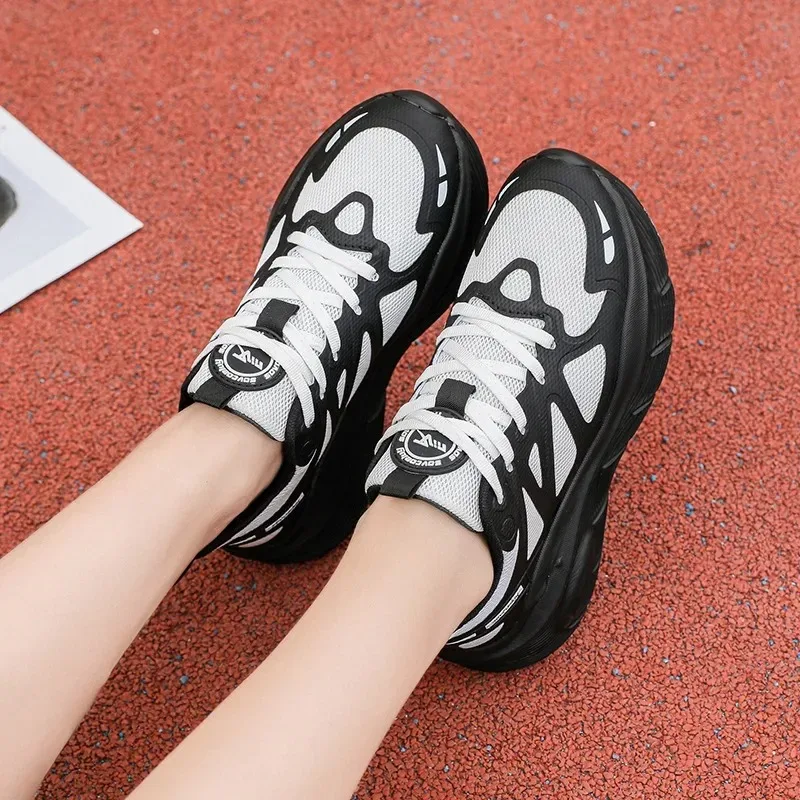 

Легкие кроссовки для бега, мужские и женские повседневные спортивные кроссовки, верх из дышащей сетки, амортизация для путешествий и отдыха