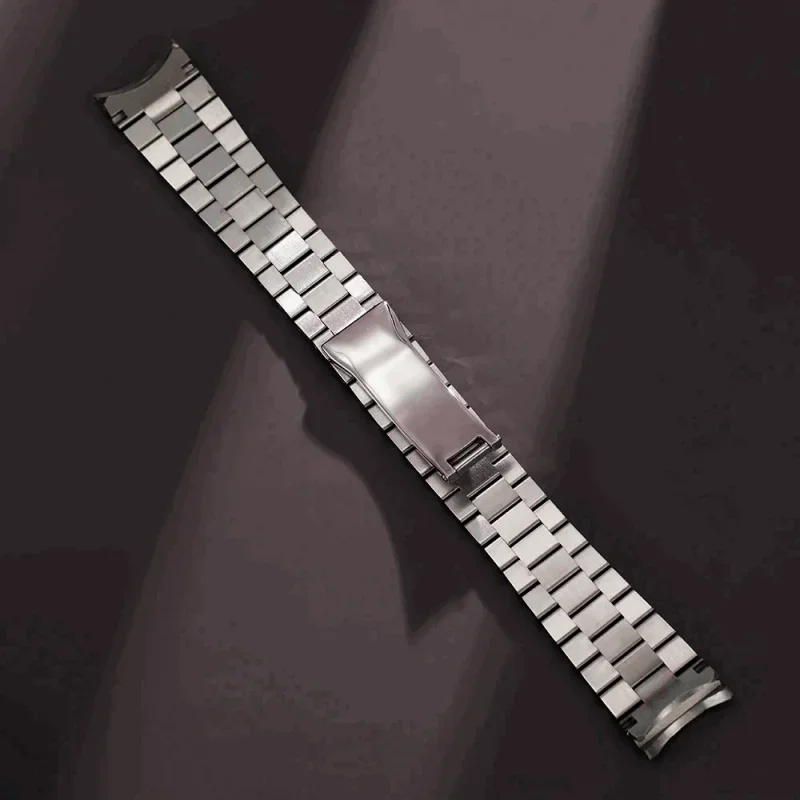 Cinturino per orologio presidenziale in acciaio inossidabile massiccio da 20 mm con estremità curva adatta per cinturino Rolex DATEJUST 316L