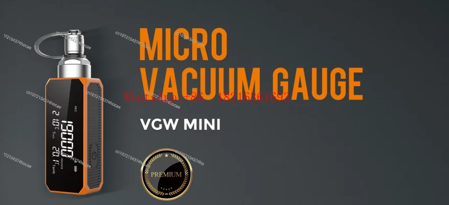 Limited Offer Mini Wireless Micron Meter 1 To 19,000 Microns, Digital Vacuum Gauge For HVAC And Automotive 1/4