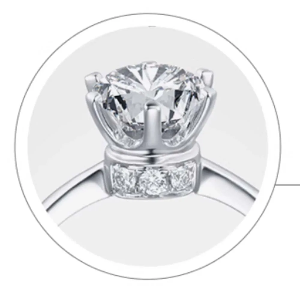 Tuopumiya 18K الذهب مختبر خاتم الماس النساء الإناث خاتم الماس خاتم الزواج للنساء #5