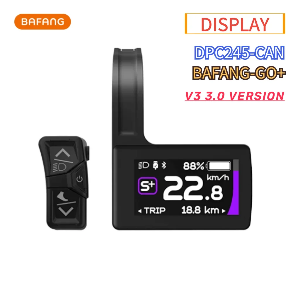 Bafang colourful DPC245 V3 3.0 Display speedometer with Bluetooth for bafang Bafang mid drive motor CAN protocol M510 M560 M820