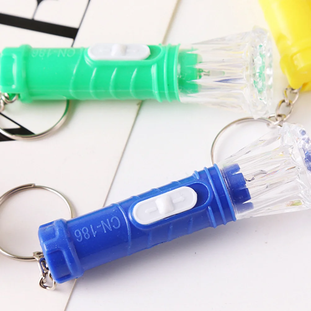 مجموعة مصابيح يدوية شفافة مكونة من 13 قطعة، ضوء مضيء ممتع للأطفال، مواد عالية الجودة، سهلة الحمل، هدية قلادة على شكل سلسلة مفاتيح #4