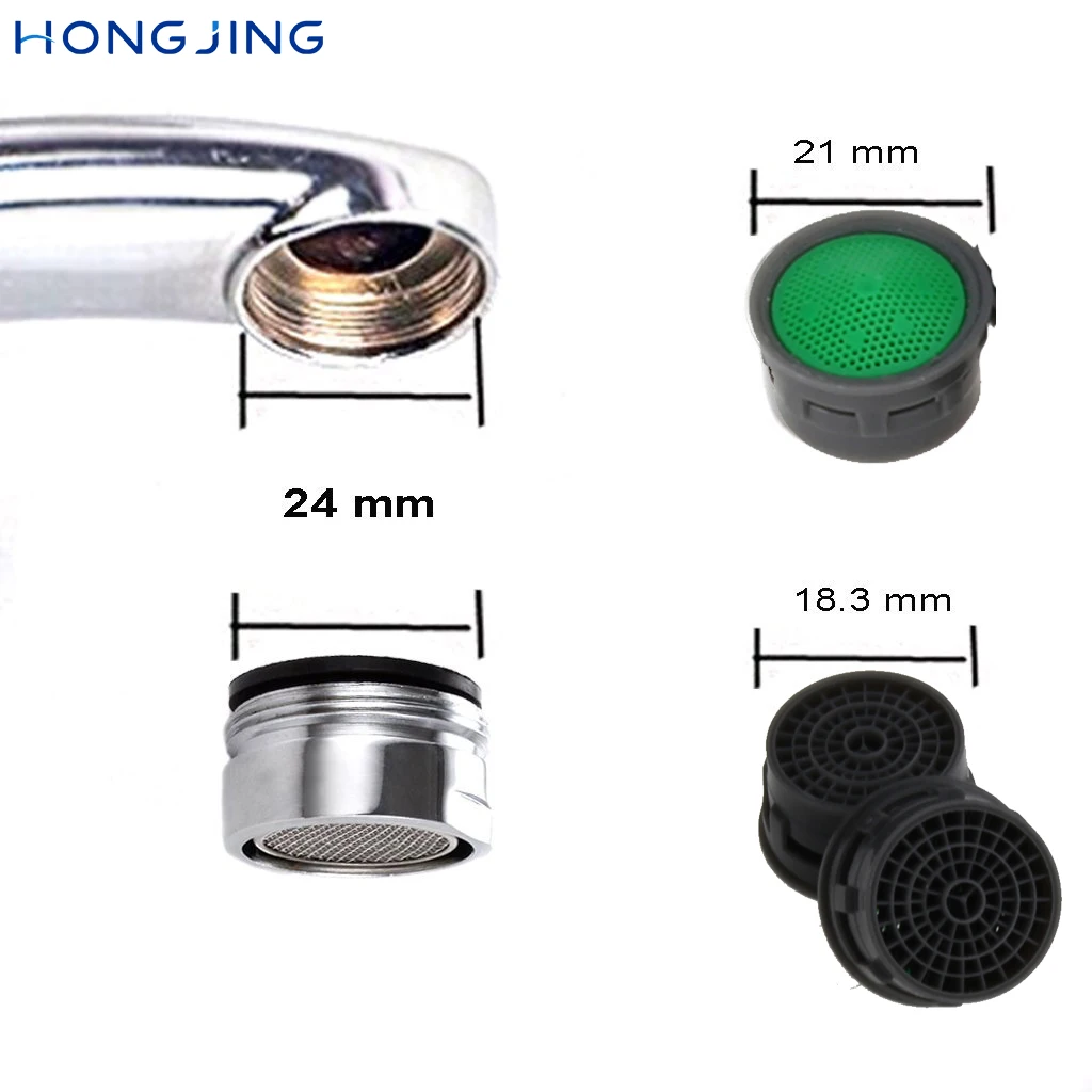 10 Pcs 24mm 주방 분지의 수도꼭지 통풍기 스플래시 방지 필터 메쉬 코어 워터 세이... - 4