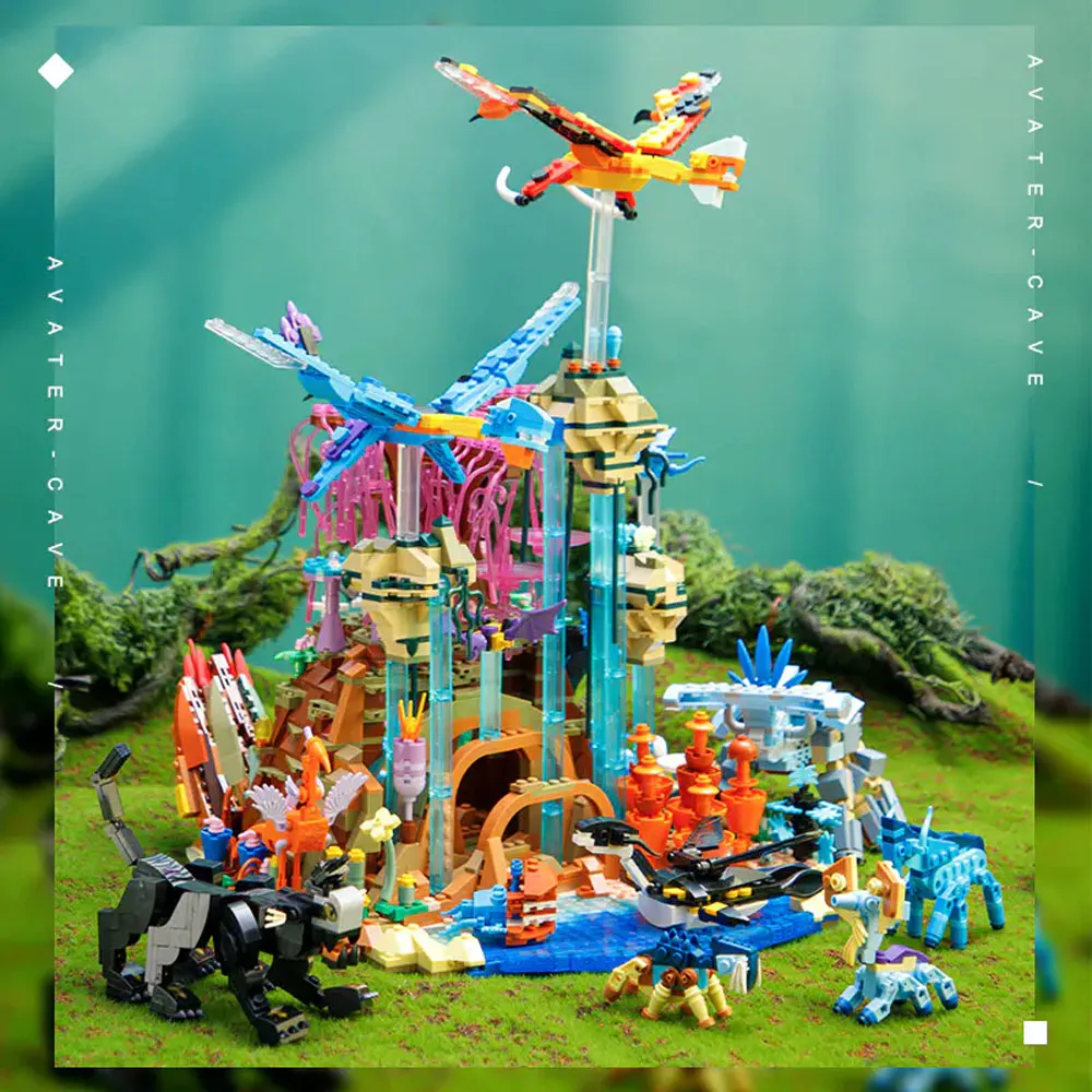 Creative  IDEAS The World Building Blocks Bricks Ideas Animal World Model Brick Toys Gift for Adults Kid