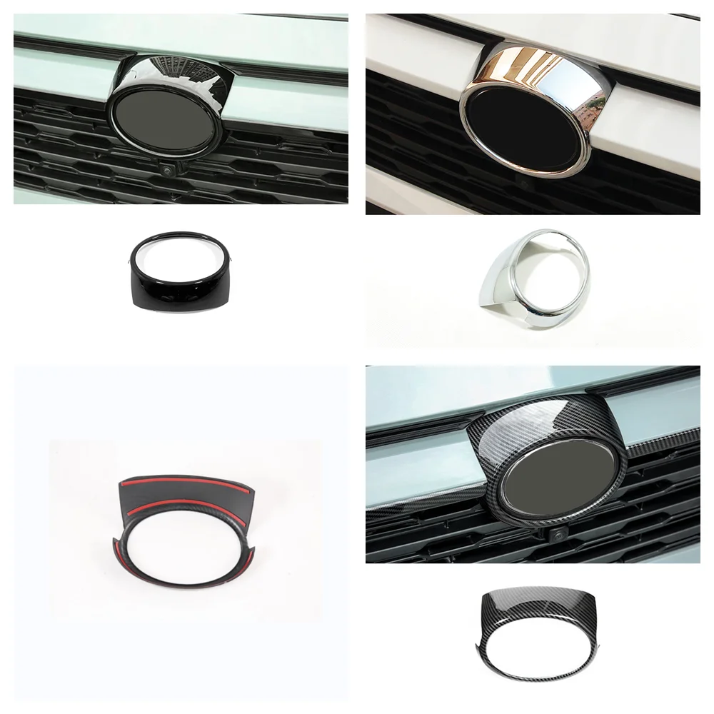 

For Toyota RAV4 Rav 4 2019-2021 2022 Accessories Car Logo Frame Decoration Cover Trim Car Styling Auto Replacement Parts