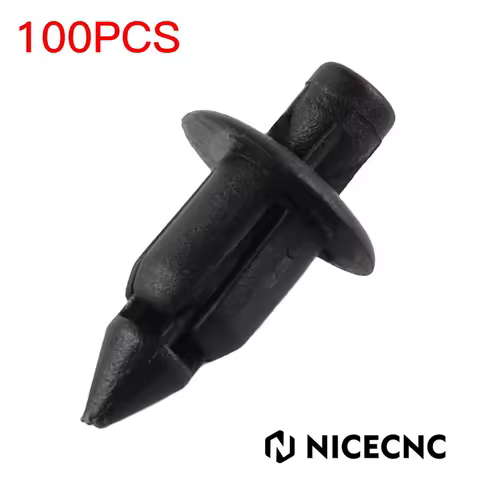 100 Pcs Brand New Fairing Fender Rivet Clips For Yamaha YZF R1 R6 RoadStar Honda CBR Suzuki Bandit Hayabusa GSXR 1300 1000 750