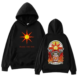 Dark Souls Praise The Sun Hoodie Harajuku Hip Hop Pullover Tops Sweatshirt Fans Gift