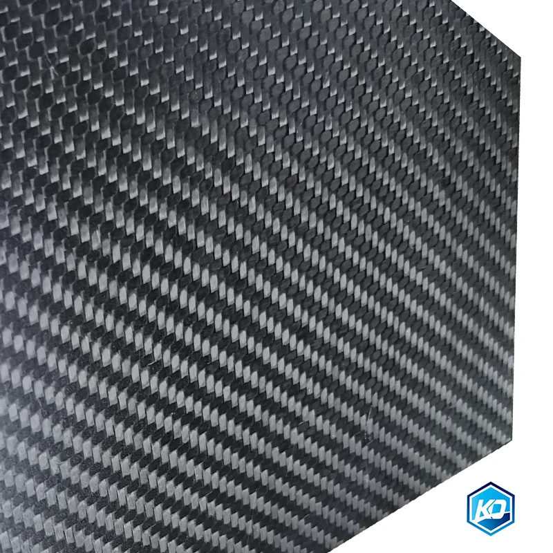 0.5-5MM 125X75 mm 3K Twill Matte glossy  Carbon Plate Panel Sheets High Composite Hardness Material Anti-UV Carbon Fiber Board