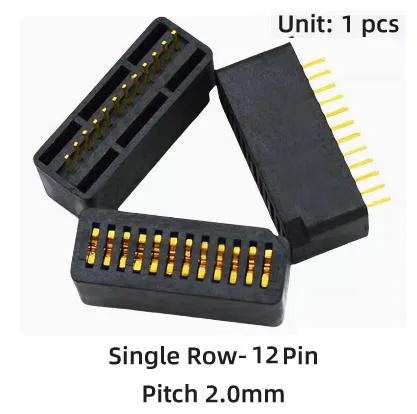 単列ICチップ付きエージングテストソケット,sip3 4 8 10 12 14 20 30ピンピッチ2.54 2.0mm