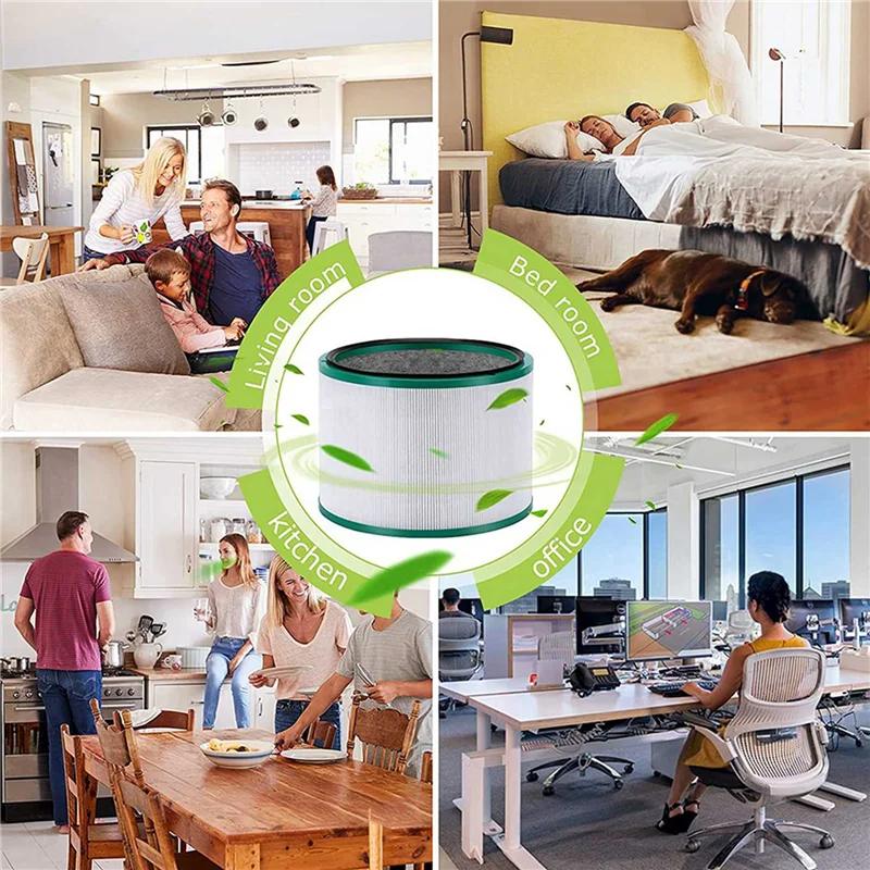 فلتر A005-2X لجهاز Dyson Pure Cool HP03 DP01 DP03 لتنقية الهواء المكتبي وHP00 HP01 HP02 Pure Hot، مروحة نظيفة رائعة