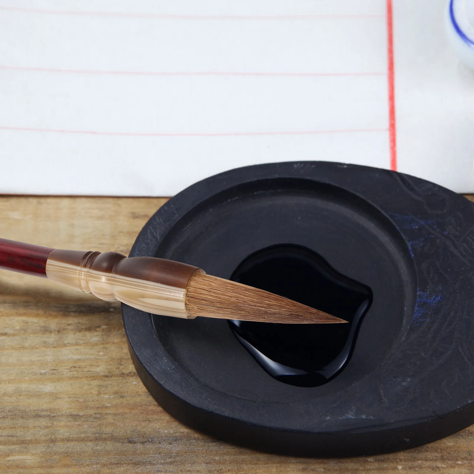 

1Set Chinese Calligraphy Brush Professional Quality Lightweight Smooth Surface Suitable for Calligraphy Painting Drawing Ink