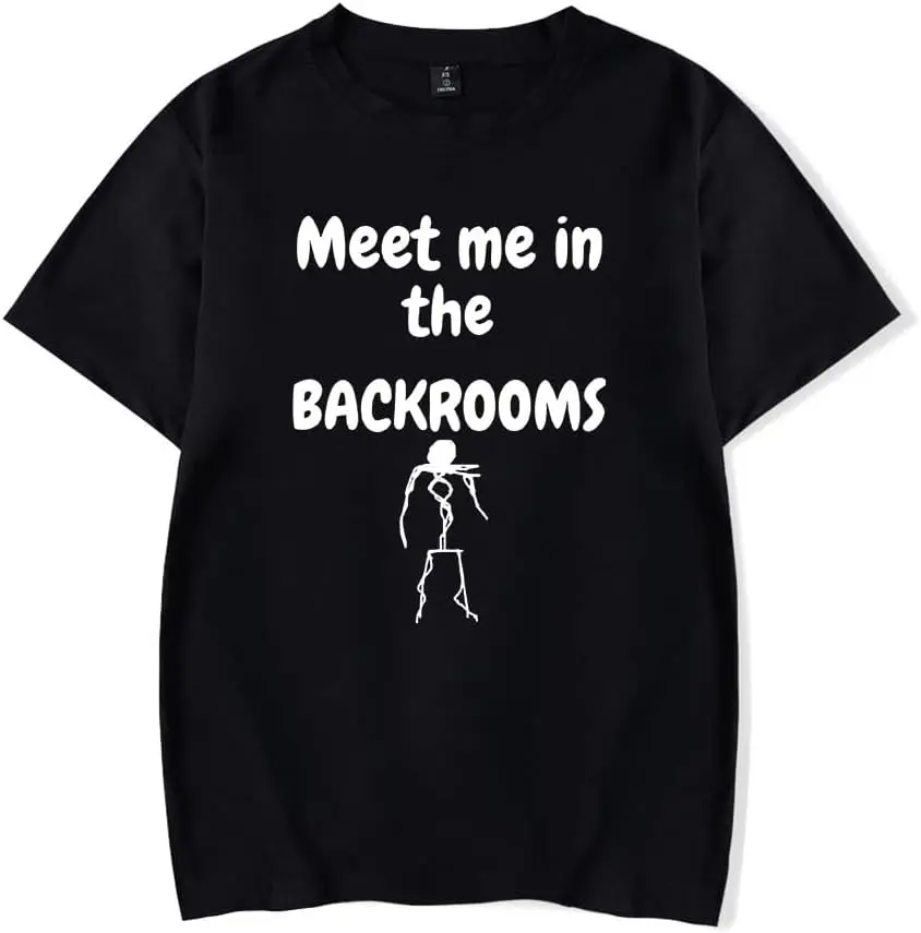 Return The Backrooms Shirts Boys Girls Fashion Tee Unisex Men Ladies Cool Short Sleeve Shirts XXS-4XL