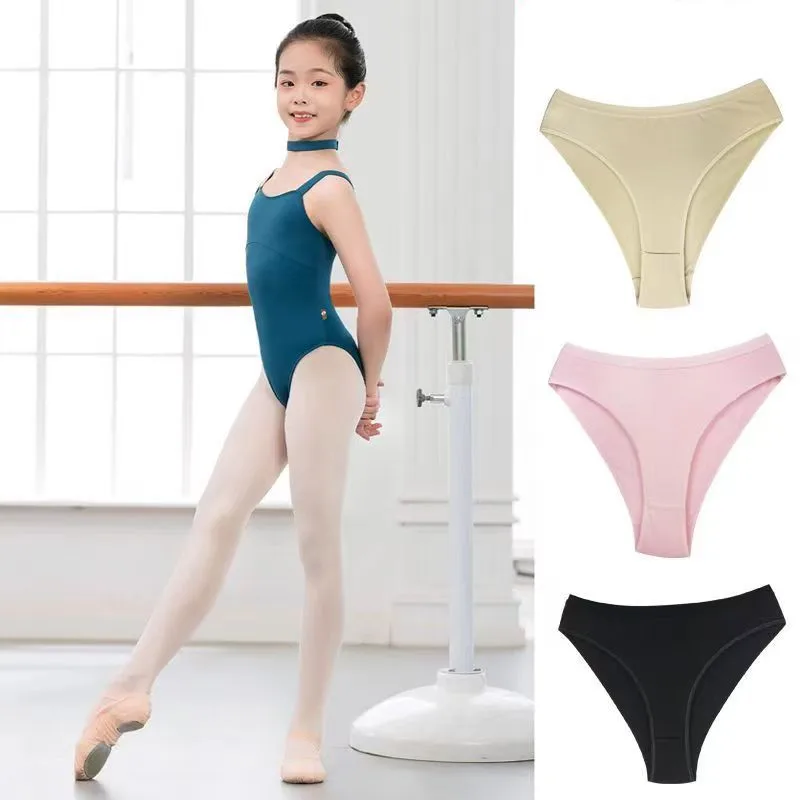 Slip da ballo per balletto con taglio alto per bambini intimo mutande ragazze carine danza classica ginnastica fondo Ballerina mutandine da ballo