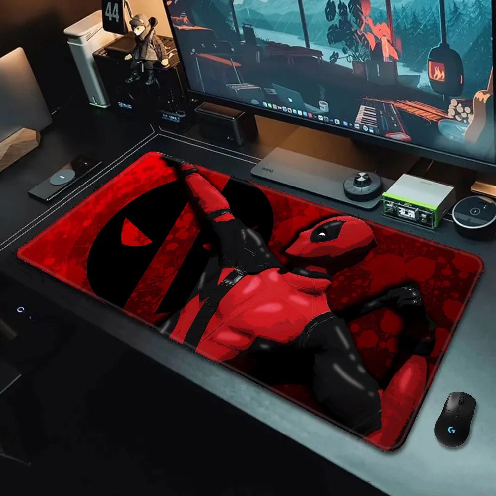 Super Hero Deadpools Mousepad HD Printing Computer Gamers Locking Edge Non-slip Mouse Pad XXL90x40cm Keyboard PC Desk Pad