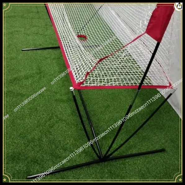 Tennis Trainer Net Set, Ball Throwing Machine Practice Kit, Single Training Ball Receiving Net