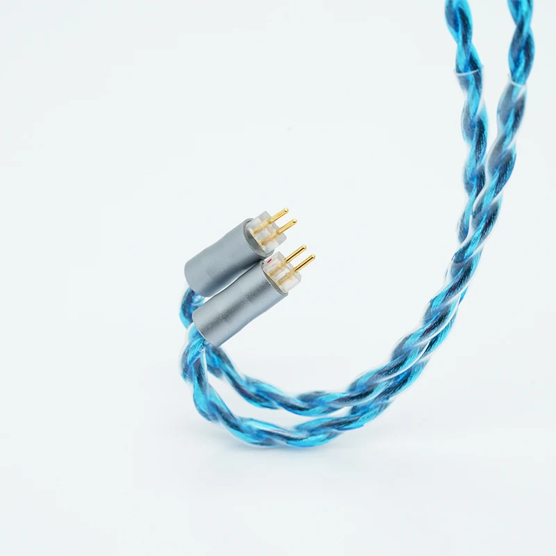 ivipQ A22 4코어 헤드폰 업그레이드 케이블, IE900 IE600 M용 MMCX 0.78mm 2핀 QDC 커넥터용 2.5 3.5 4.4mm 밸런스드 오디…