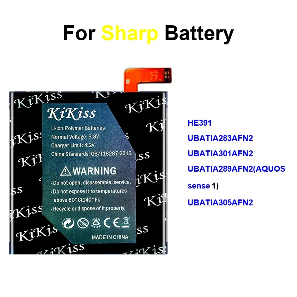 

3250-5300Mah Mobile Phone Battery For Sharp Aquo Aquos Zero 1 3 Sense 4 Plus Lite 5G UBATIA305AFN2 HE391 UBATIA301AFN2
