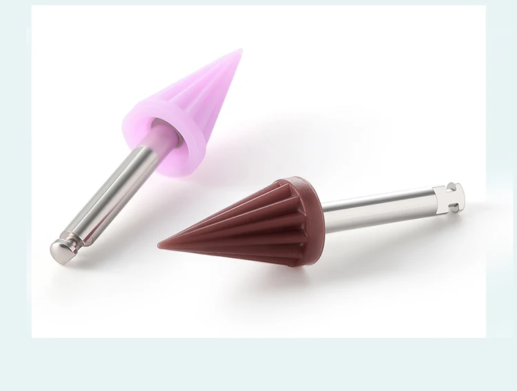 100 Stück AZDENT Dental Prophy Cups aus Silikonkautschuk, konische Polierprophy-Cups, schirmförmig, weich und hart, für Winkelstücke – Detail 10